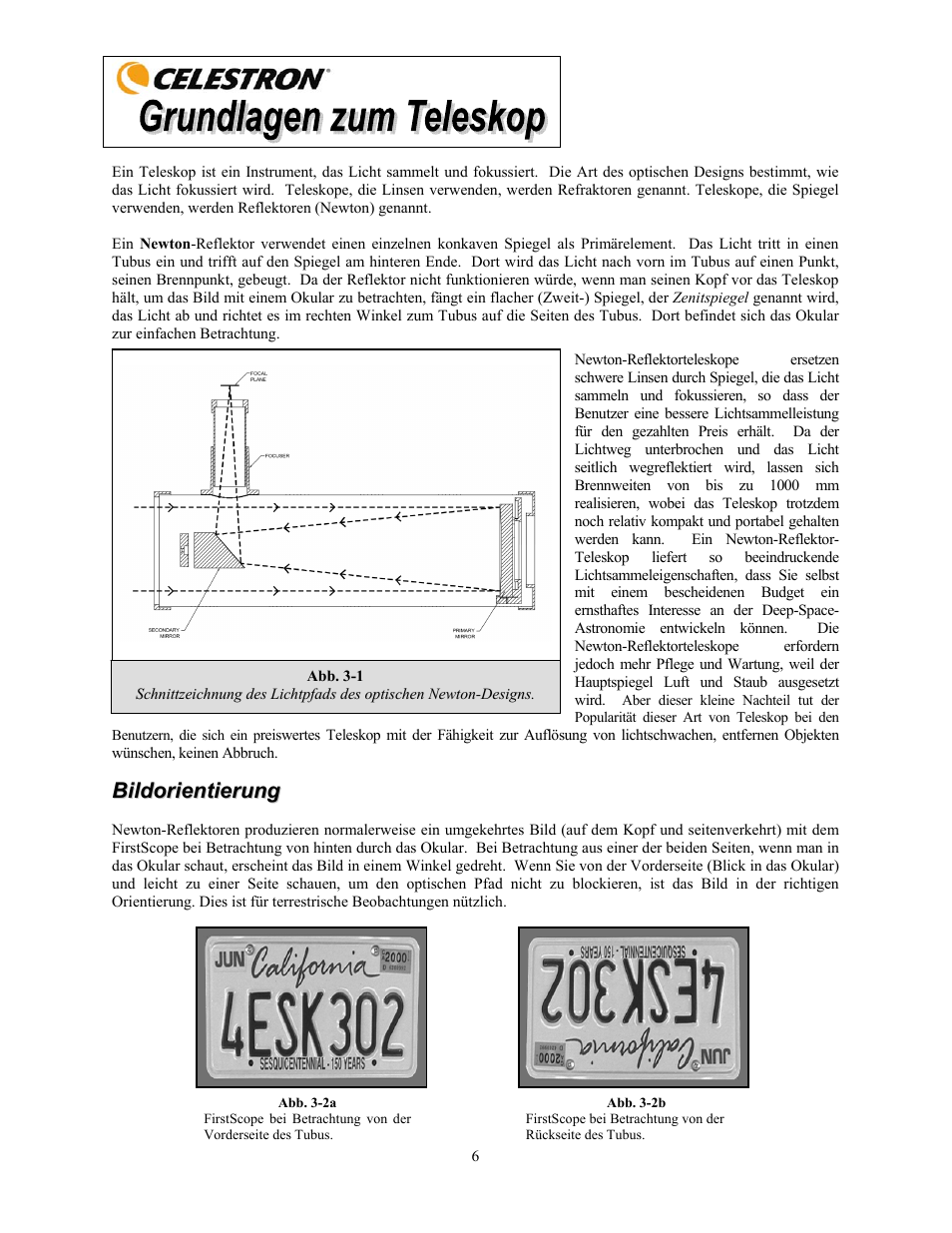 Celestron FirstScope 76mm f/4 Signature Series Moon Alt-Az Reflector Telescope User Manual | Page 22 / 80