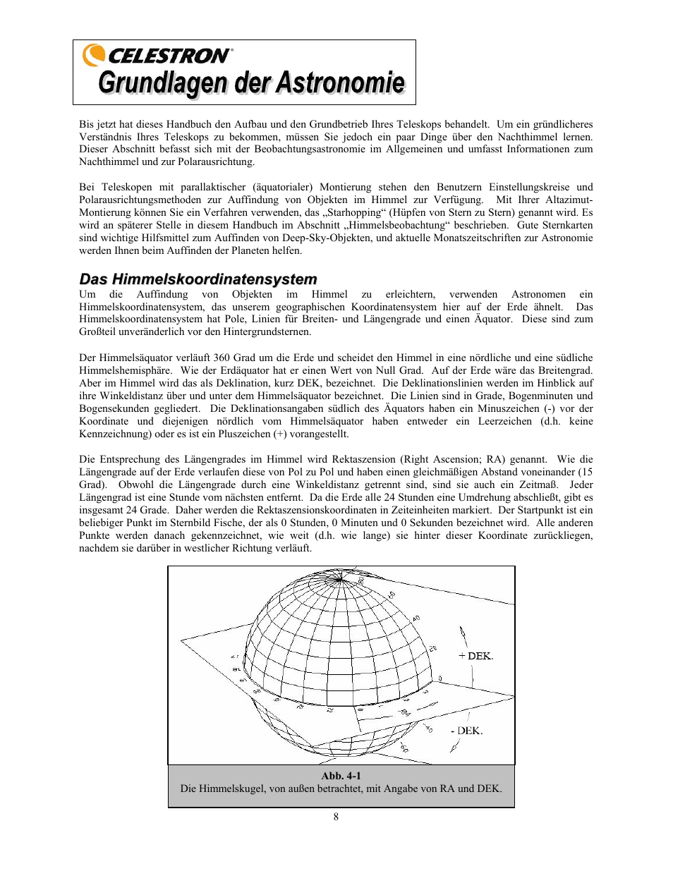 Celestron FirstScope 76mm f/4 Signature Series Moon Alt-Az Reflector Telescope User Manual | Page 24 / 80