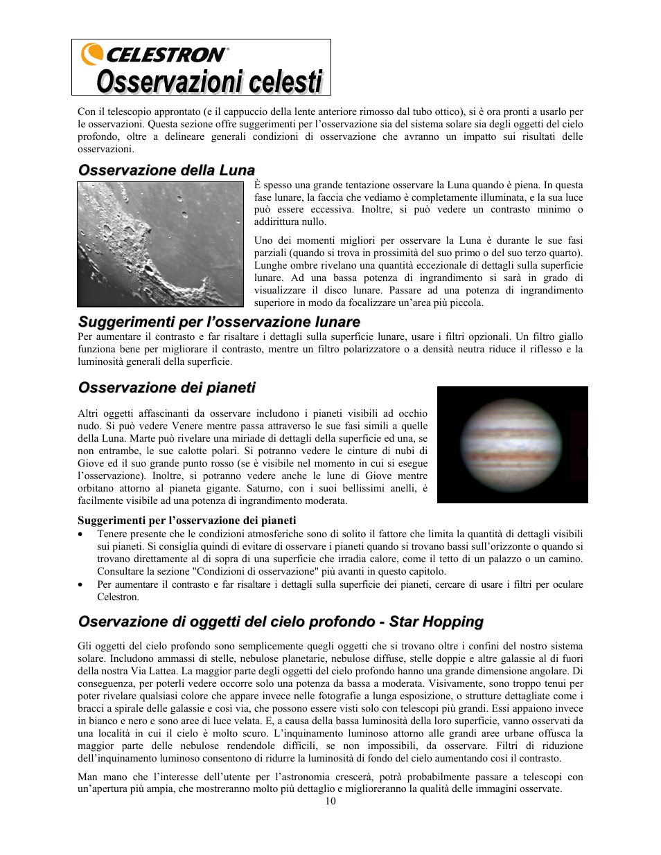 Celestron FirstScope 76mm f/4 Signature Series Moon Alt-Az Reflector Telescope User Manual | Page 74 / 80