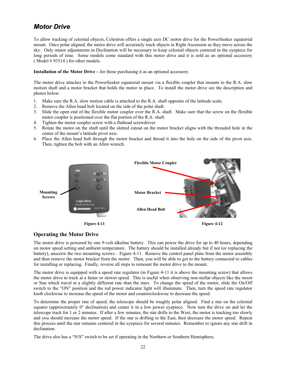 Celestron PowerSeeker 70 70mm f/10 AZ Refractor Telescope User Manual | Page 22 / 151