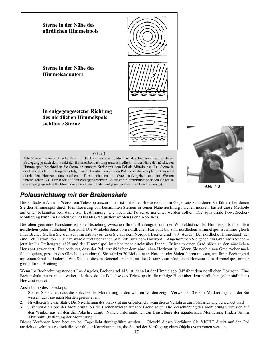 Celestron PowerSeeker 70 70mm f/10 AZ Refractor Telescope User Manual | Page 47 / 151