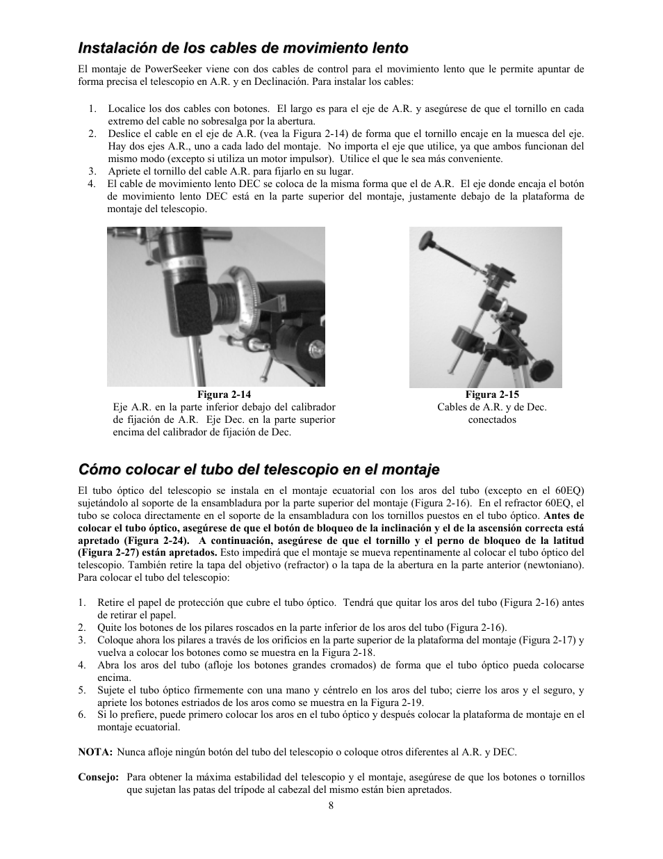 Celestron PowerSeeker 70 70mm f/10 AZ Refractor Telescope User Manual | Page 68 / 151