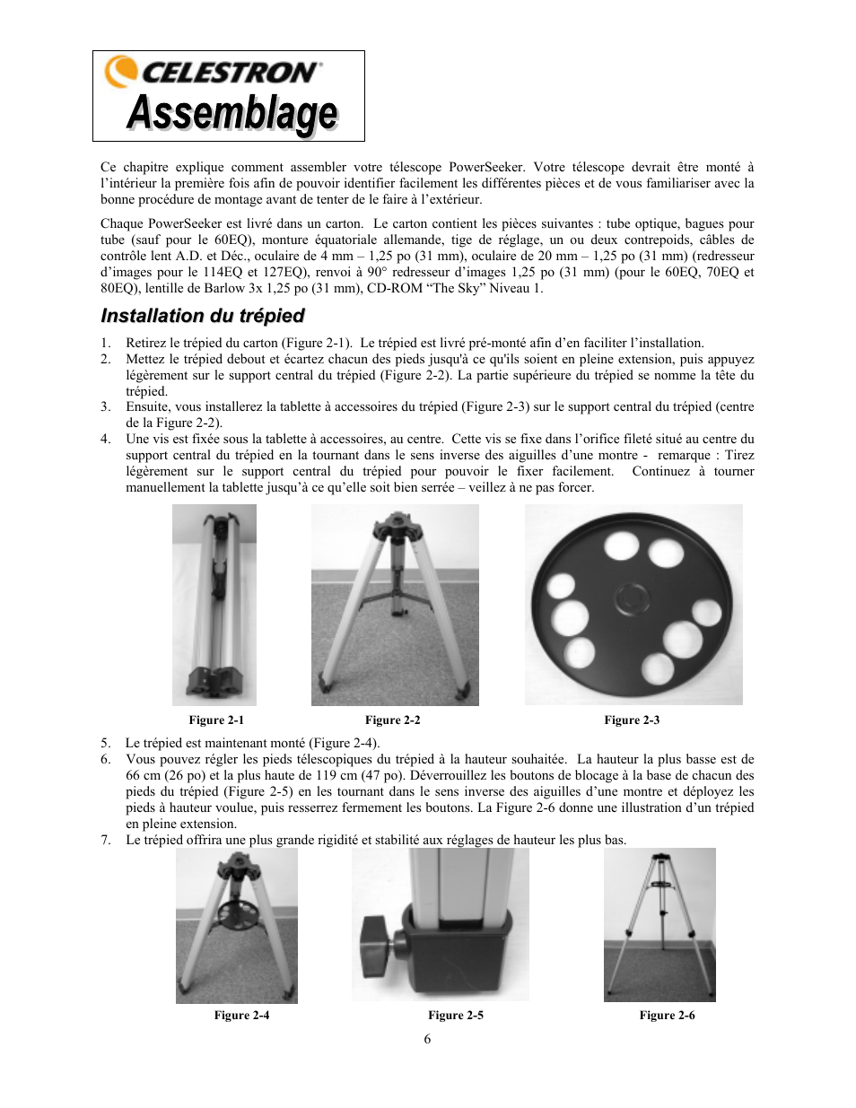 Celestron PowerSeeker 70 70mm f/10 AZ Refractor Telescope User Manual | Page 96 / 151