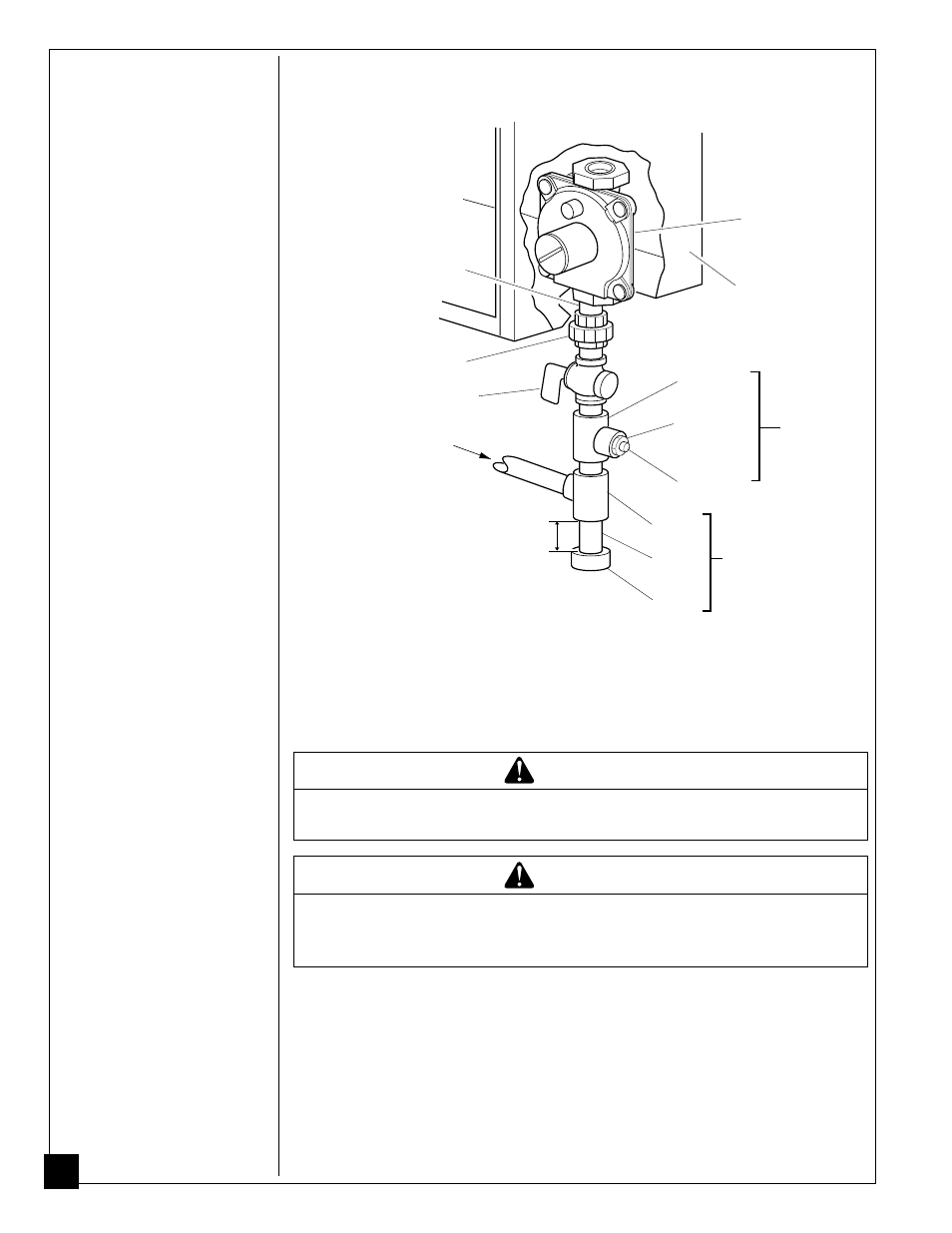 Checking gas connections, Connecting to gas supply, Warning | Desa CGN10L User Manual | Page 14 / 28