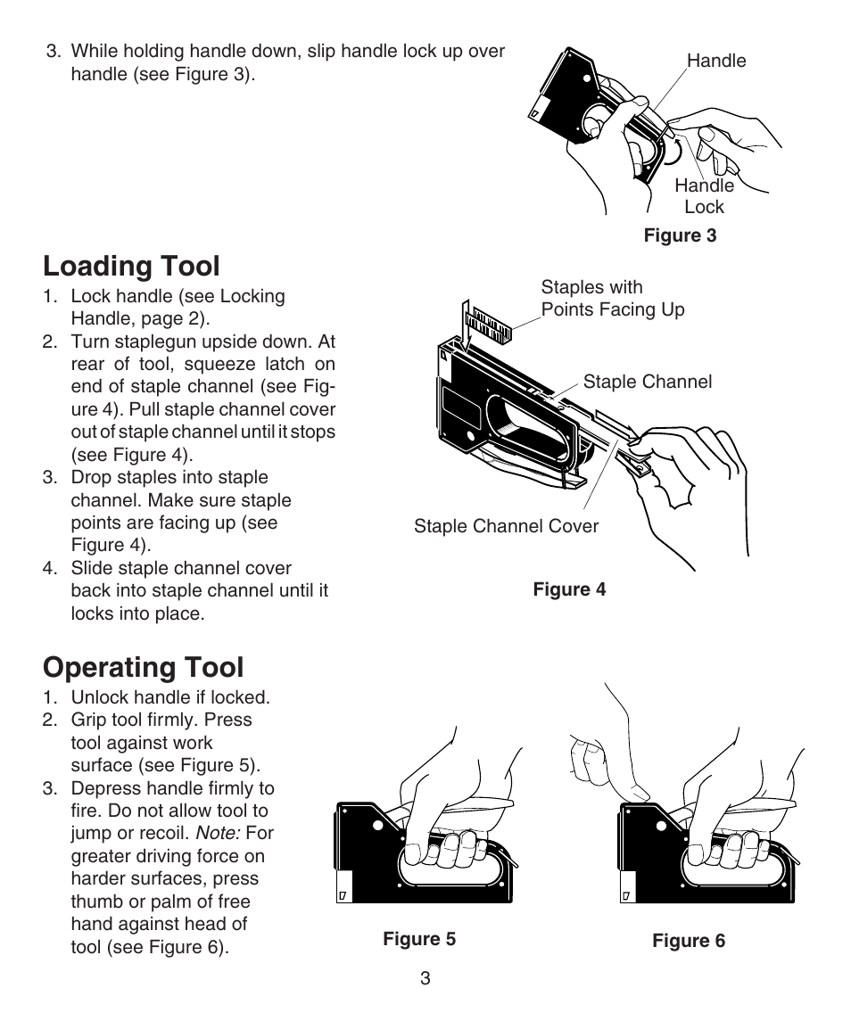 Operating tool, Loading tool | Desa 31600 User Manual | Page 3 / 4