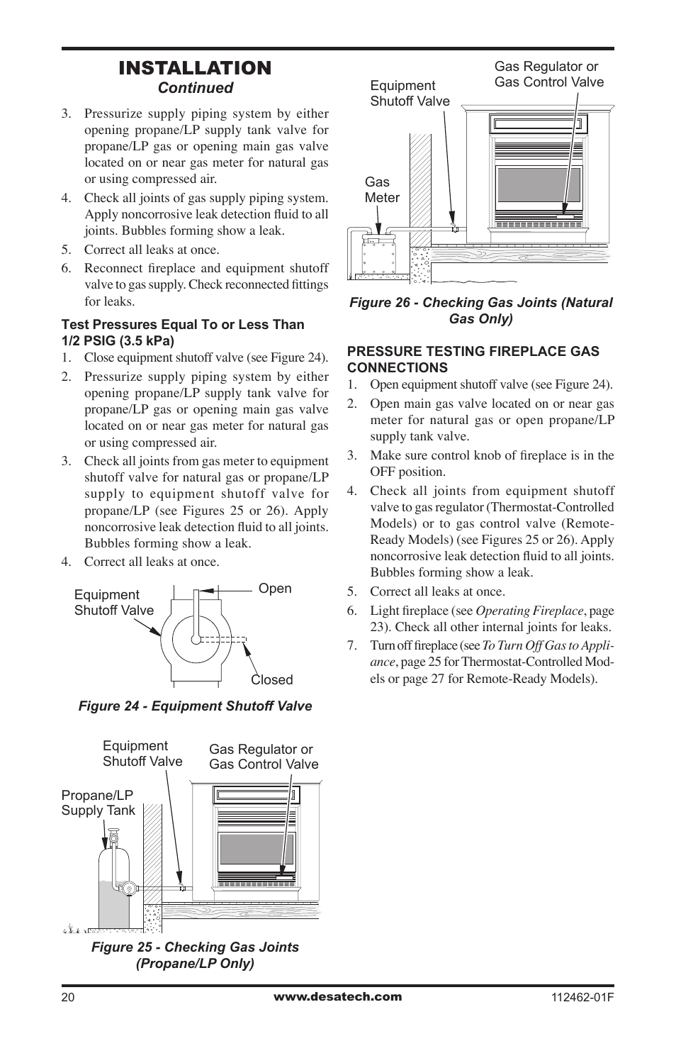 Installation | Desa VMH10TPC User Manual | Page 20 / 44