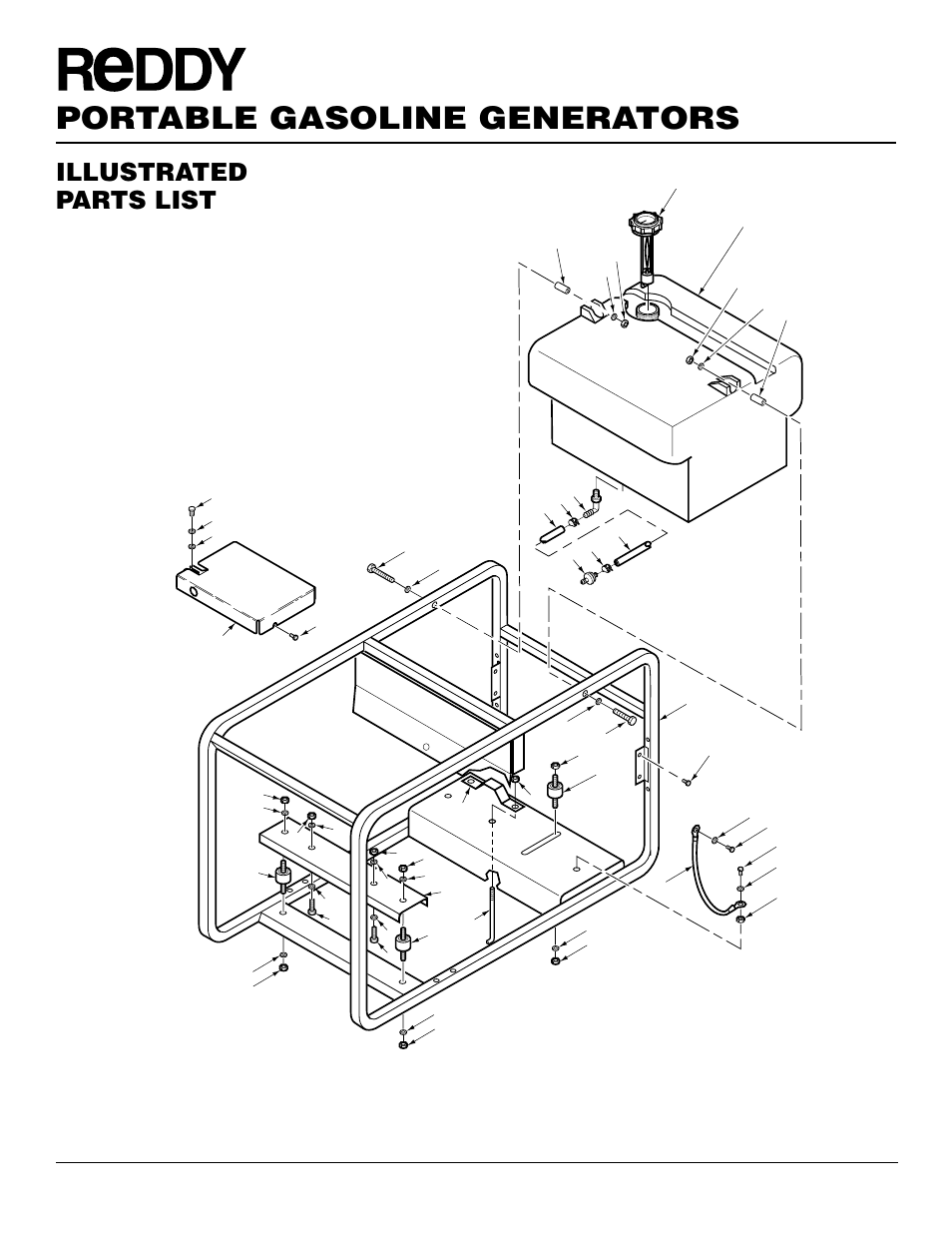 Portable gasoline generators, Illustrated parts list | Desa Rgh3000pr User Manual | Page 24 / 32