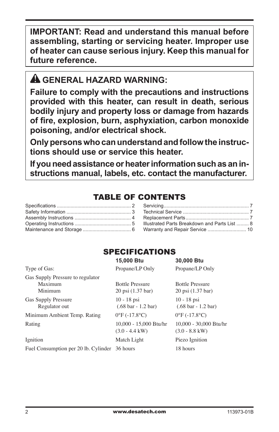 Desa AND TT30 10 User Manual | Page 2 / 32