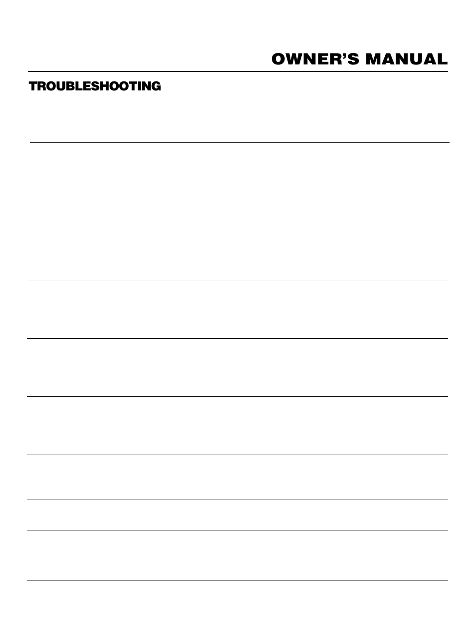 Owner’s manual, Troubleshooting, Continued | Desa CGN10R User Manual | Page 13 / 20