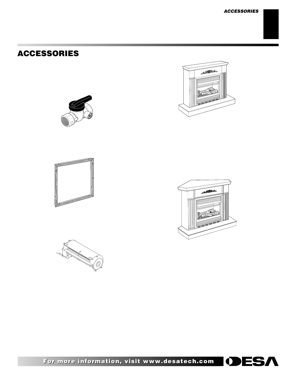 Accessories | Desa CGCF26TN User Manual | Page 29 / 30