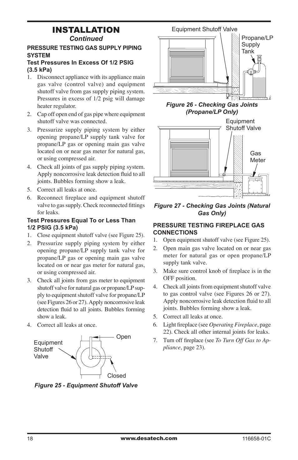 Installation | Desa CDCFPRA User Manual | Page 18 / 40