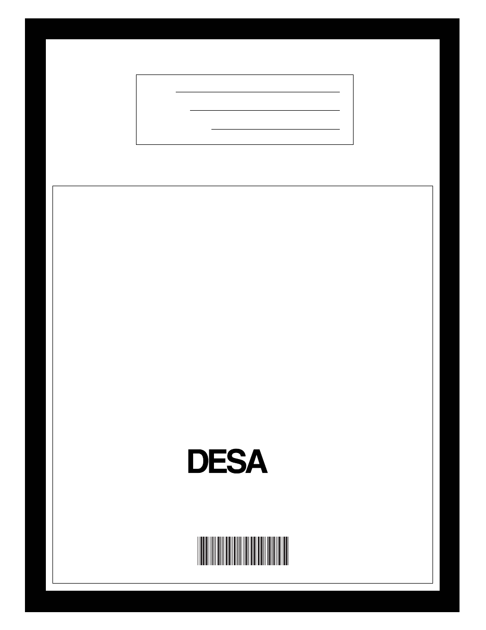Warranty information | Desa B User Manual | Page 30 / 30