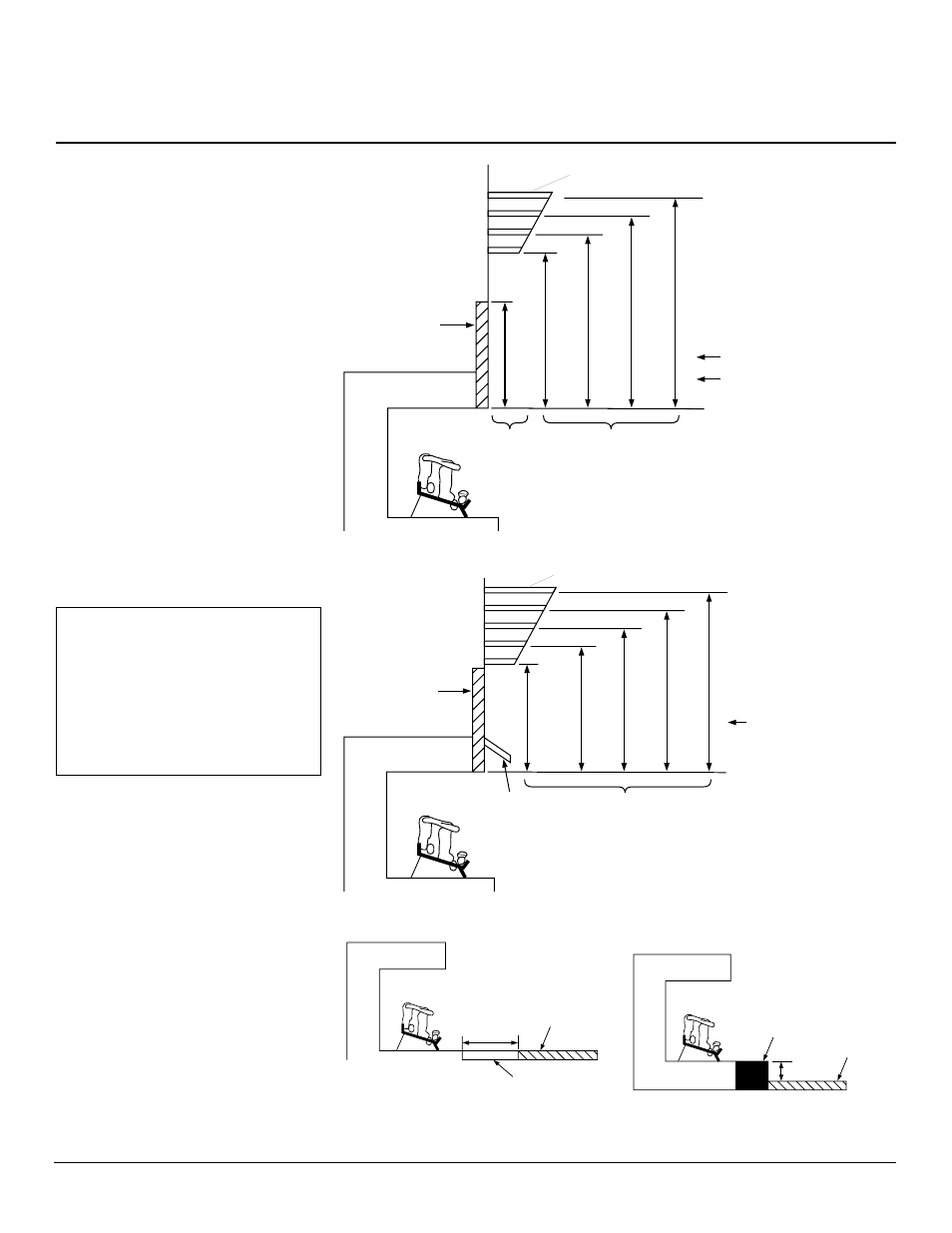 Owner’s manual, Installation, Continued | Floor clearances, Mantel clearances, Determining minimum mantel clearance | Desa B User Manual | Page 9 / 30