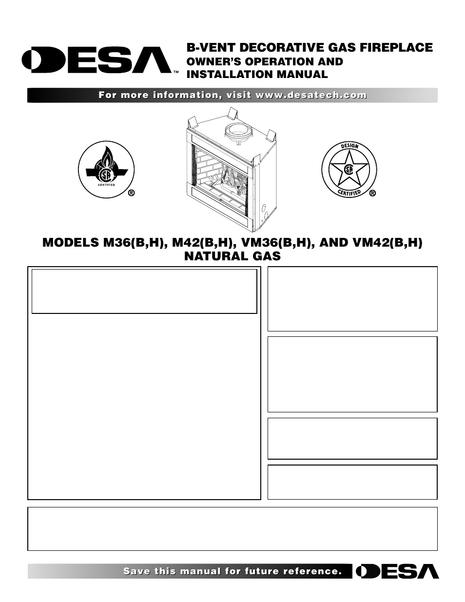 Desa M36 User Manual | 30 pages