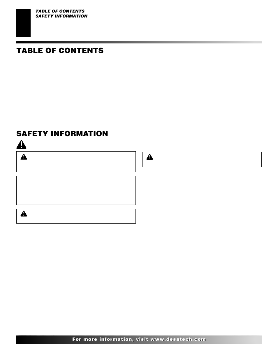 Desa M36 User Manual | Page 2 / 30