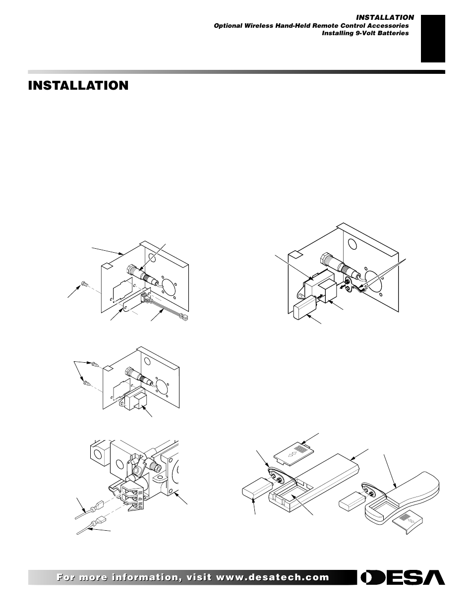 Installation, Continued | Desa VYGF33NRB User Manual | Page 17 / 40