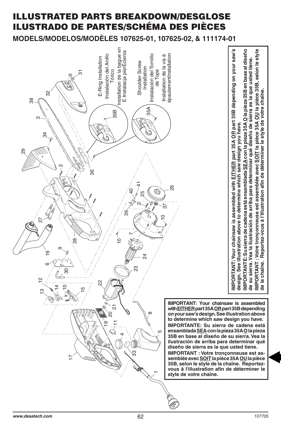 Desa 11174-01 User Manual | Page 64 / 68