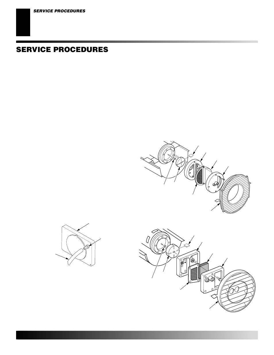 Service procedures, Continued | Desa BY35CEH User Manual | Page 12 / 26