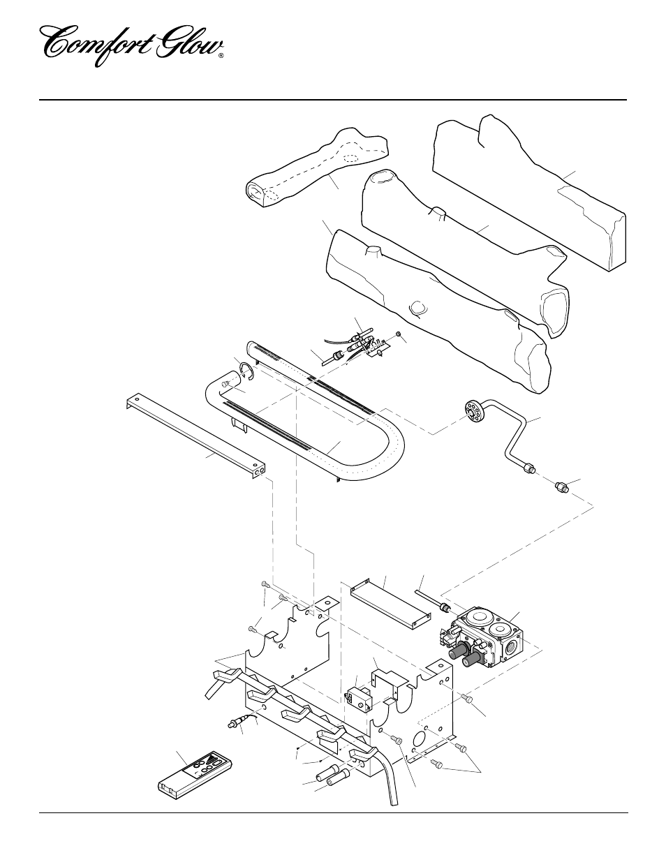 Illustrated parts breakdown, Cgd3924pr | Desa CGB3924PR User Manual | Page 22 / 28