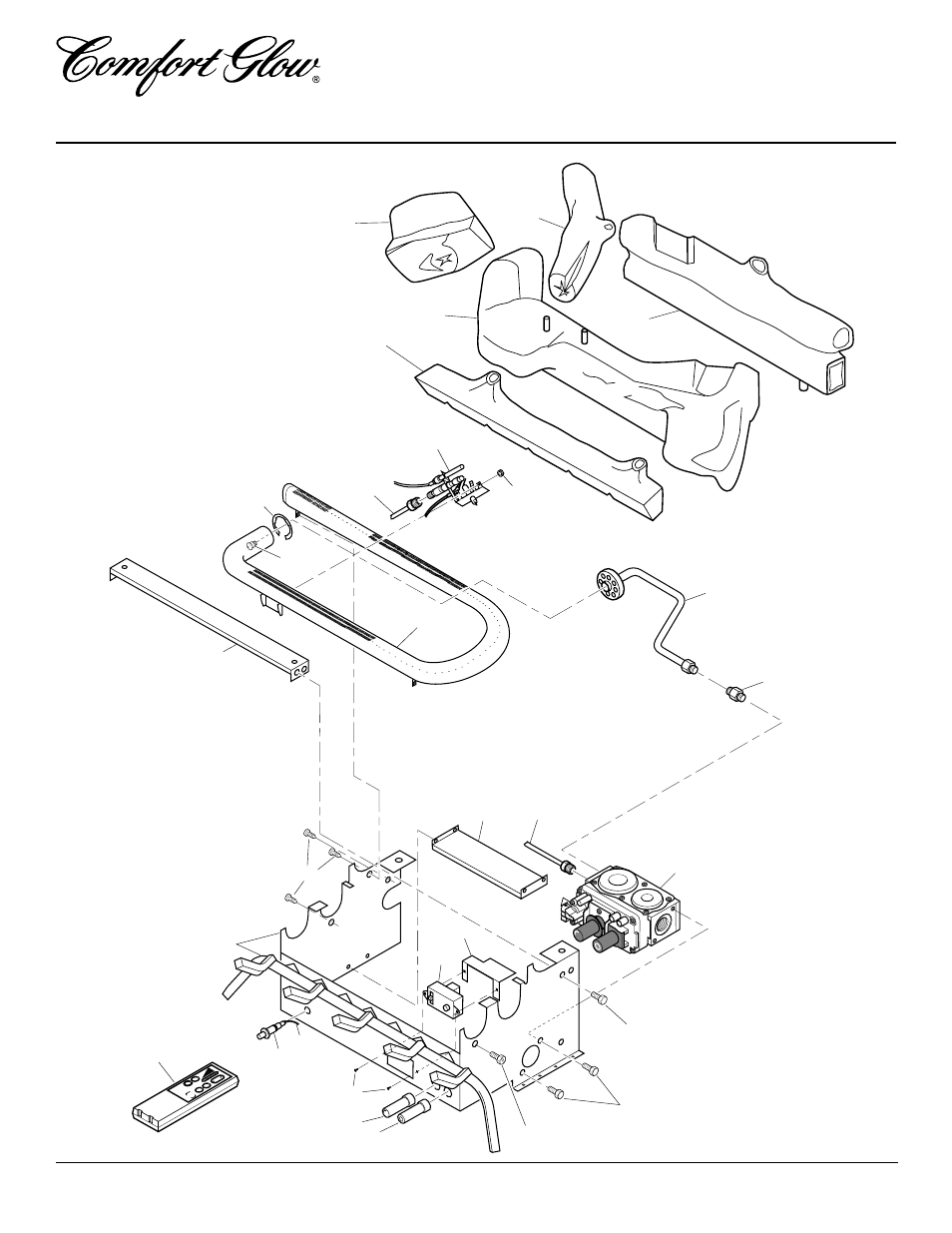 Illustrated parts breakdown | Desa CGB3924PR User Manual | Page 24 / 28