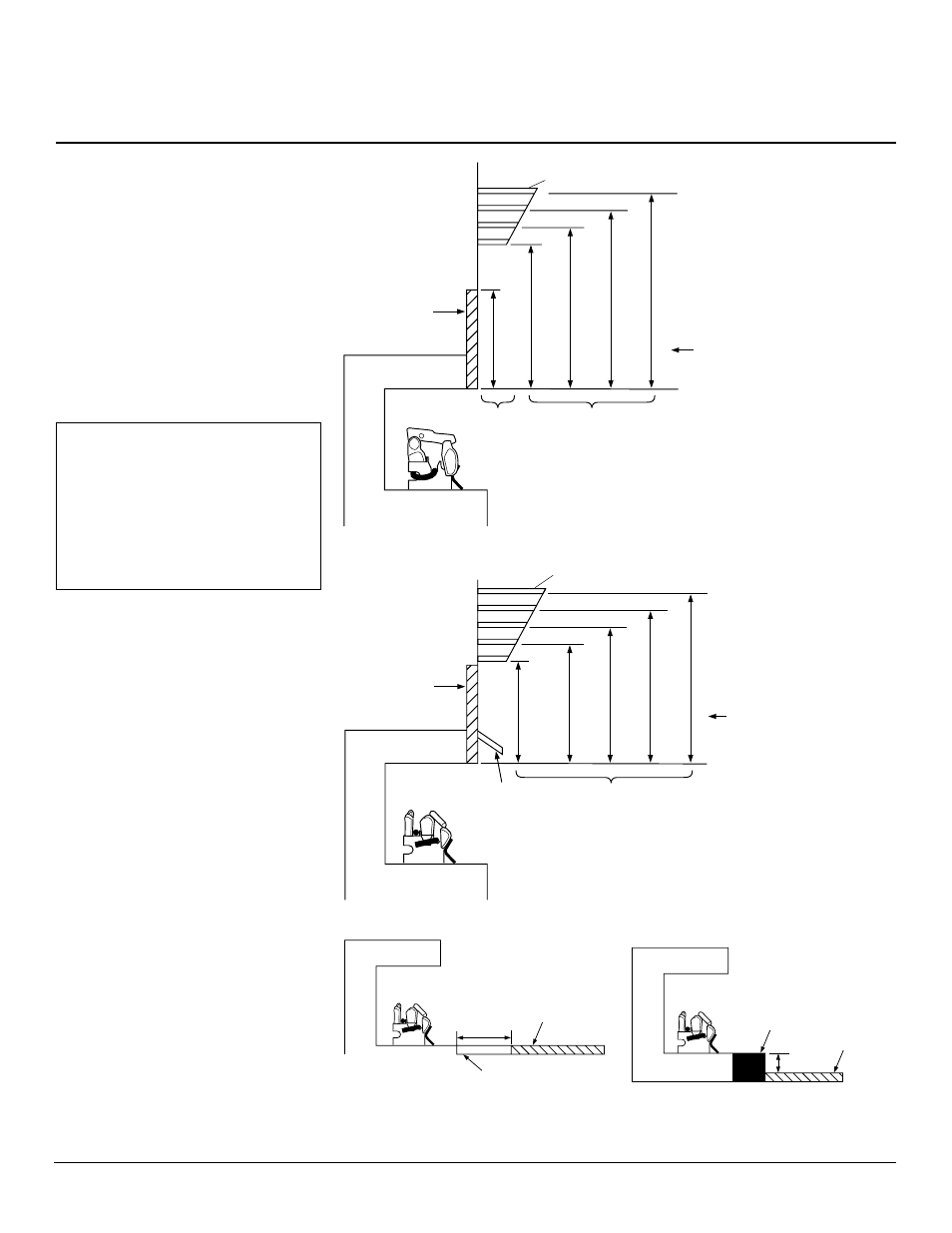 Installation, Owner’s manual, Continued | Mantel clearances, Floor clearances | Desa CGB3924PR User Manual | Page 9 / 28