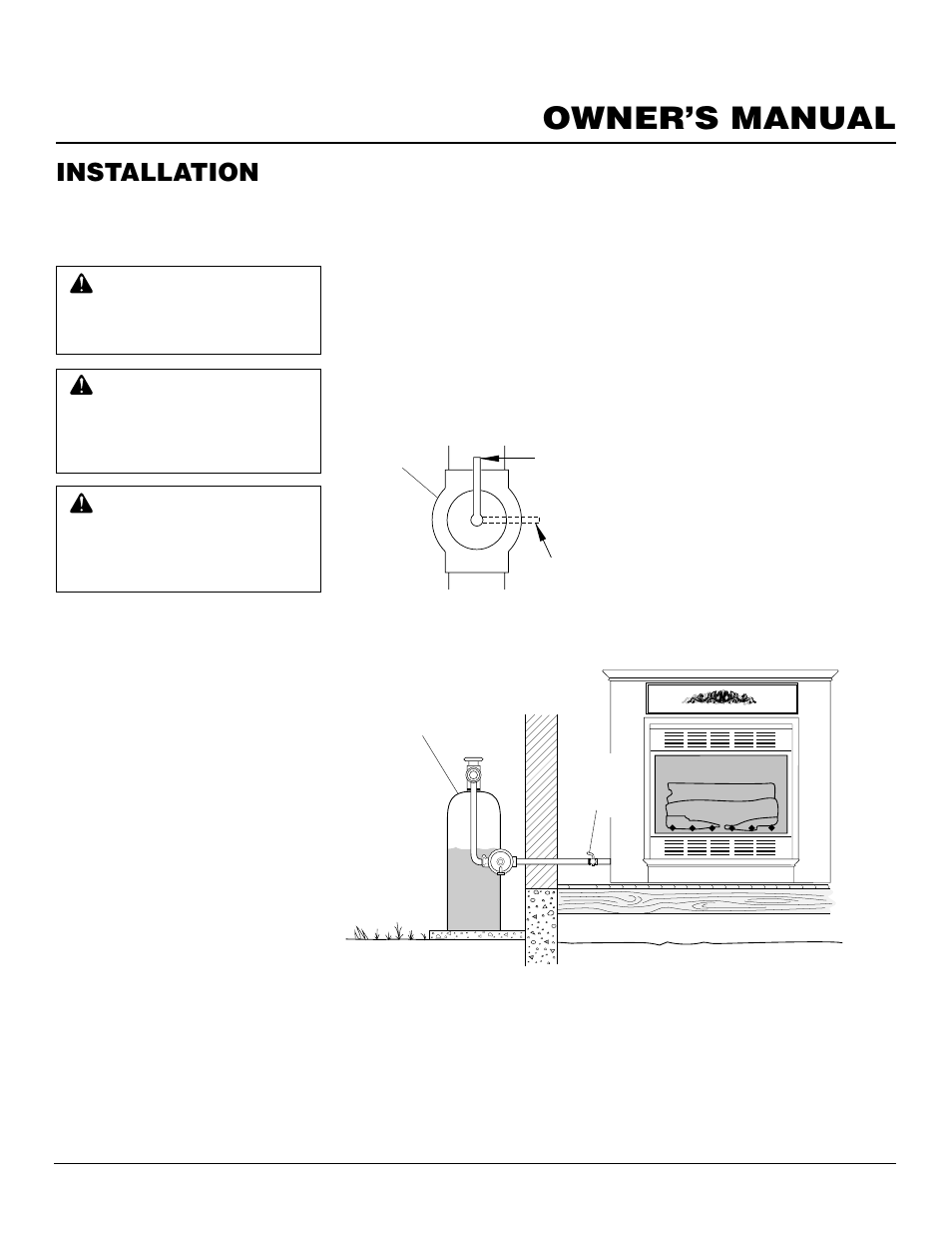Owner’s manual, Installation, Continued | Desa CGCF26TPA User Manual | Page 13 / 24