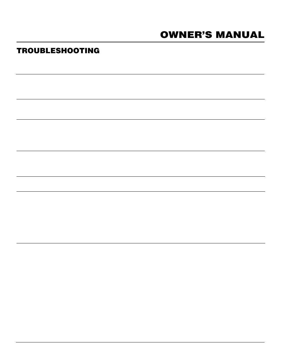 Owner’s manual, Troubleshooting, Continued | Desa CGCF26TPA User Manual | Page 17 / 24
