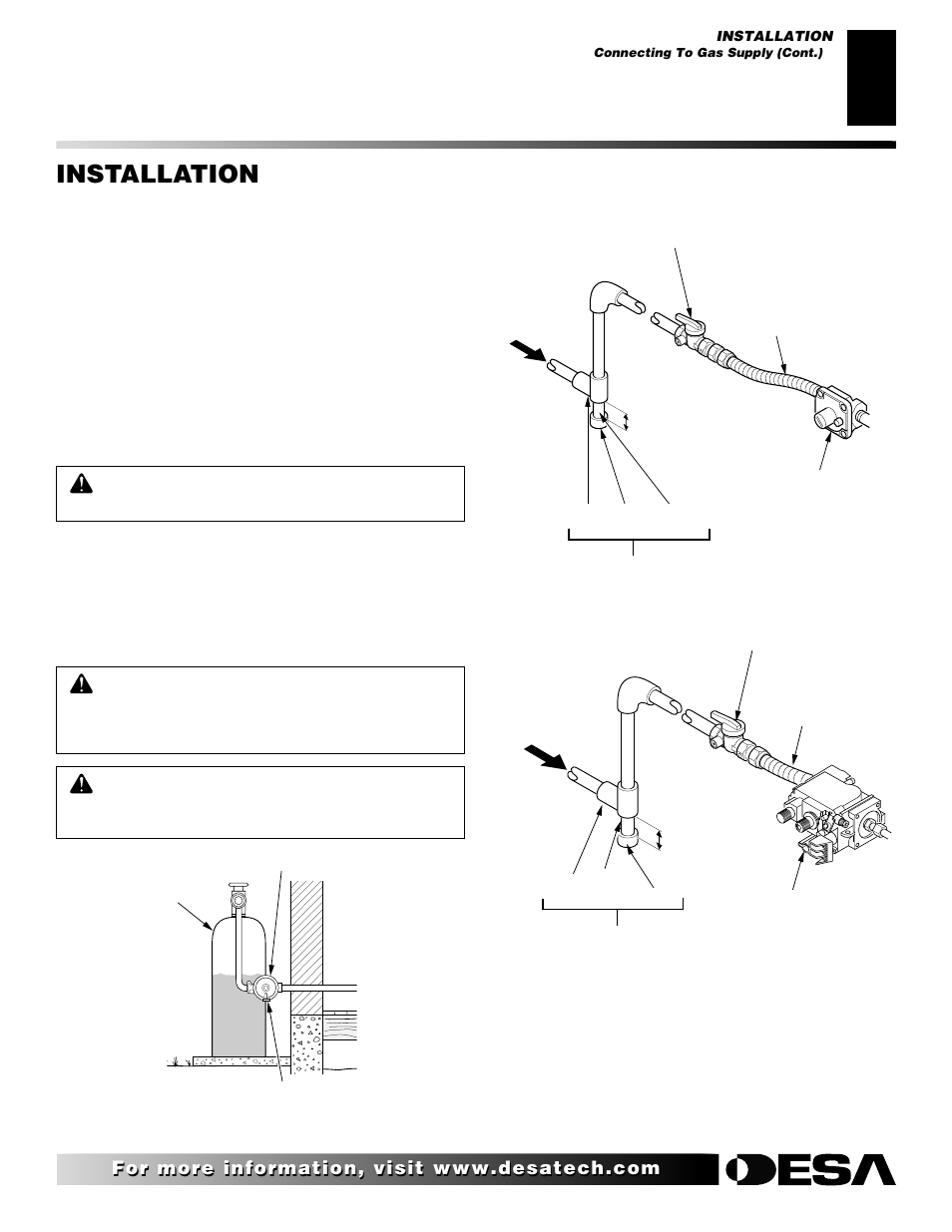 Installation, Continued | Desa VRL24NR User Manual | Page 13 / 38