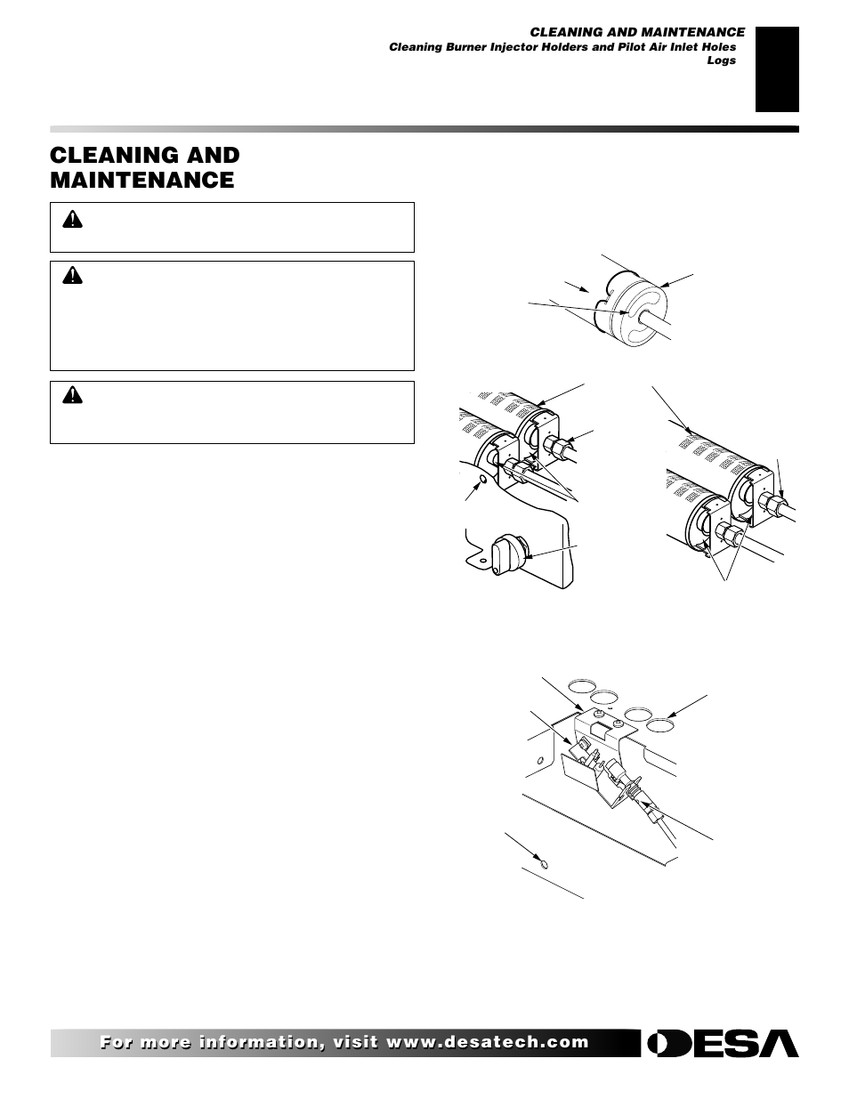 Cleaning and maintenance | Desa VRL24NR User Manual | Page 23 / 38