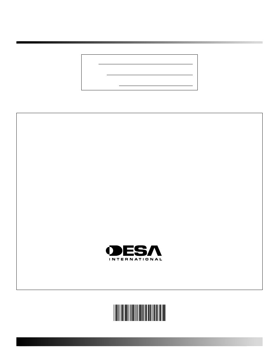 Warranty information | Desa GWN10 User Manual | Page 32 / 32