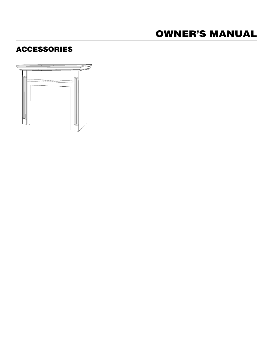 Owner’s manual, Accessories | Desa BHDV37NC User Manual | Page 39 / 40