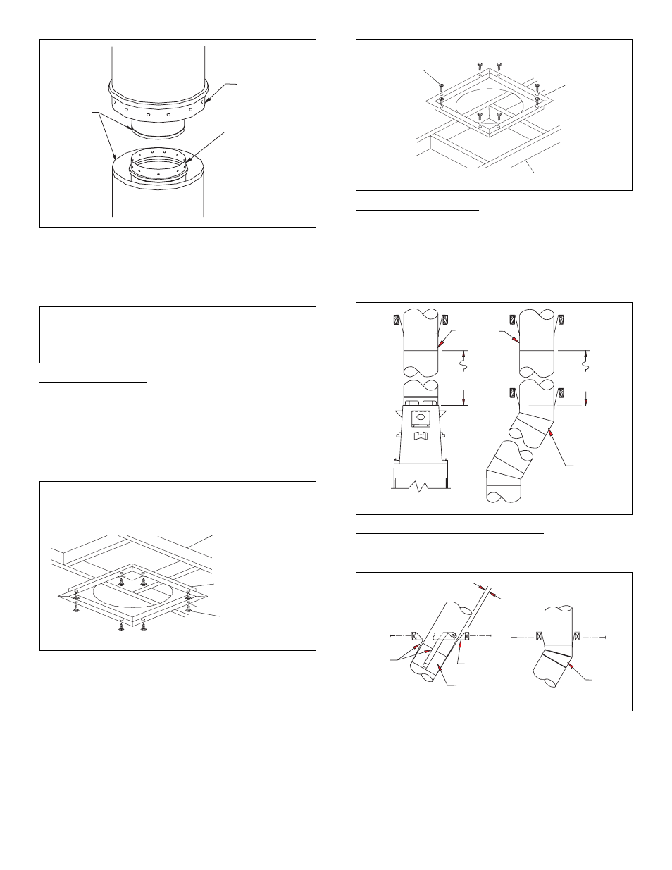 Firebox spacer, Elbow offset installation | Desa VPN36 3-SIDED User Manual | Page 8 / 14