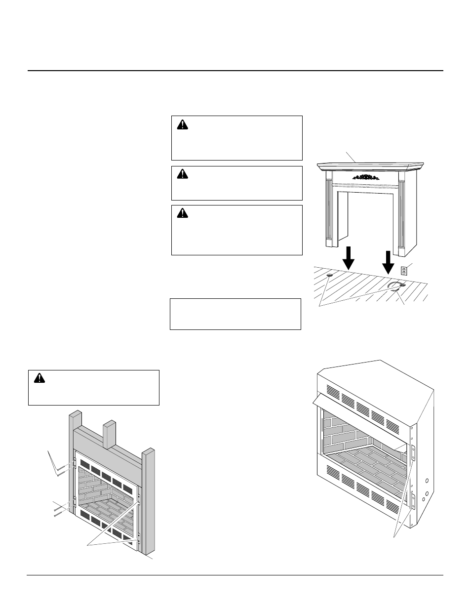 Owner’s manual, Installation, Continued | Desa FB36NCA User Manual | Page 9 / 20