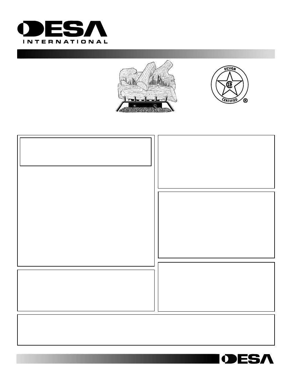Desa CGS2718P User Manual | 36 pages