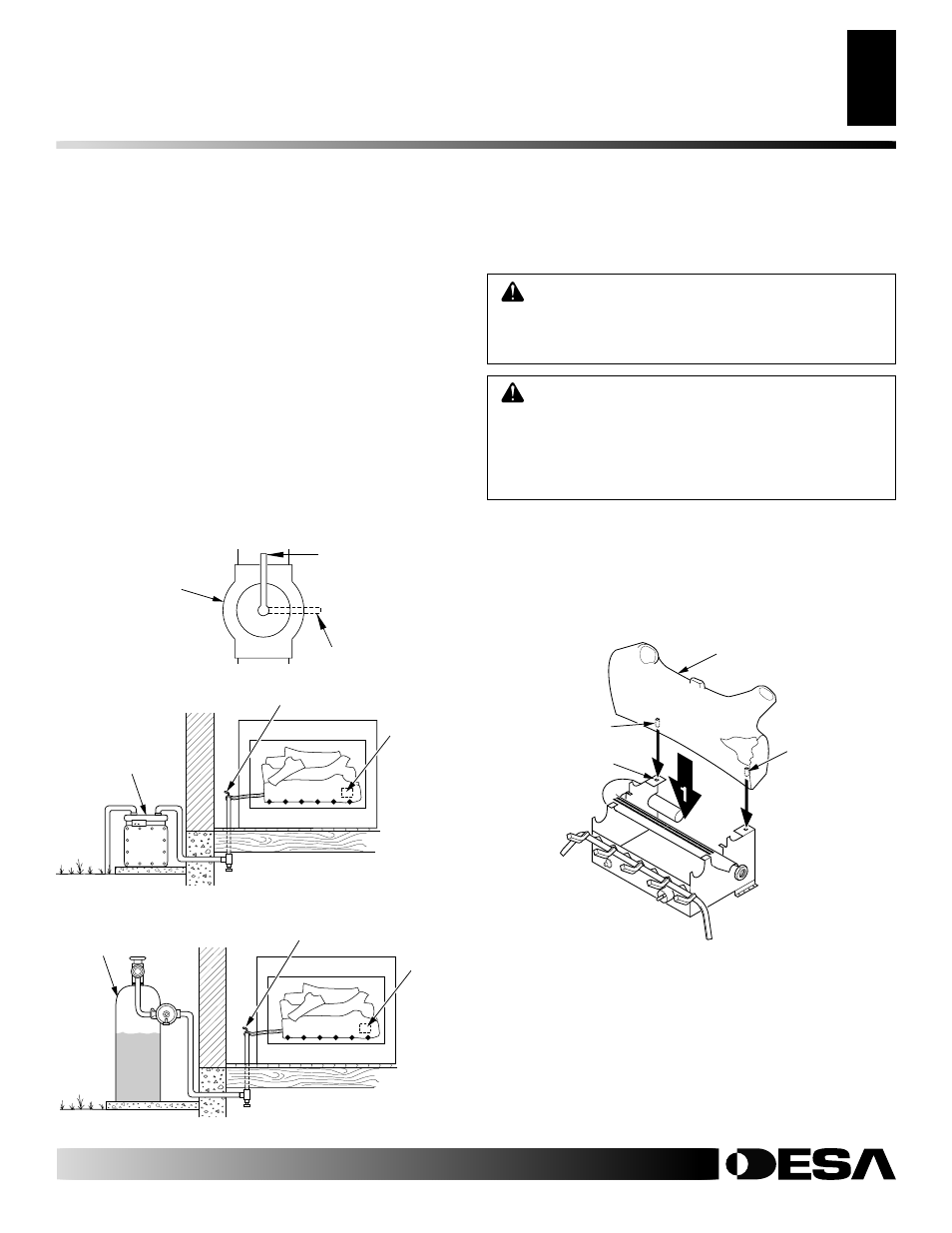 Installation, Continued | Desa CGS2718P User Manual | Page 13 / 36