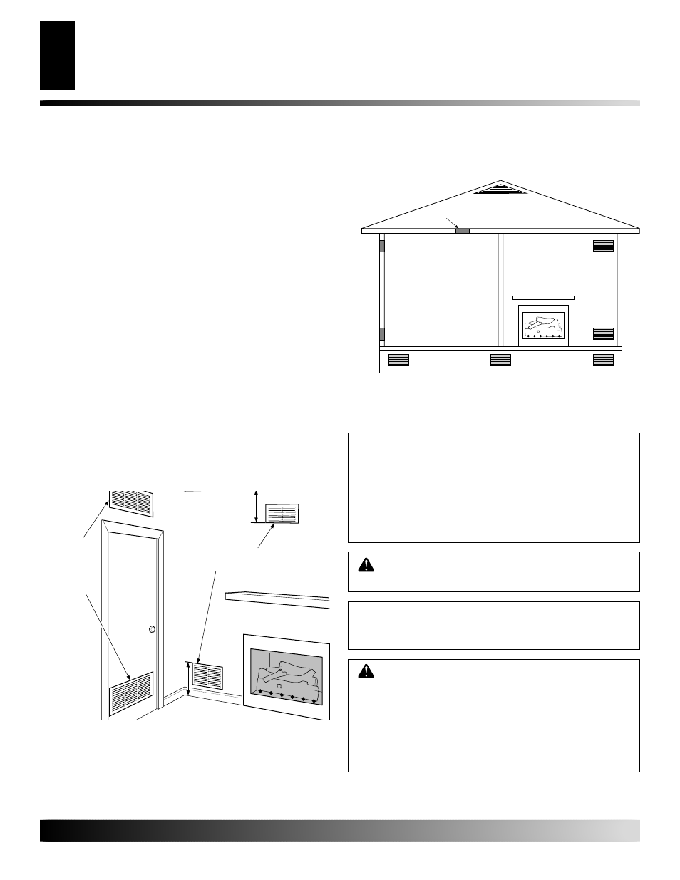 Air for combustion and ventilation, Installation, Continued | Desa CGS2718P User Manual | Page 6 / 36