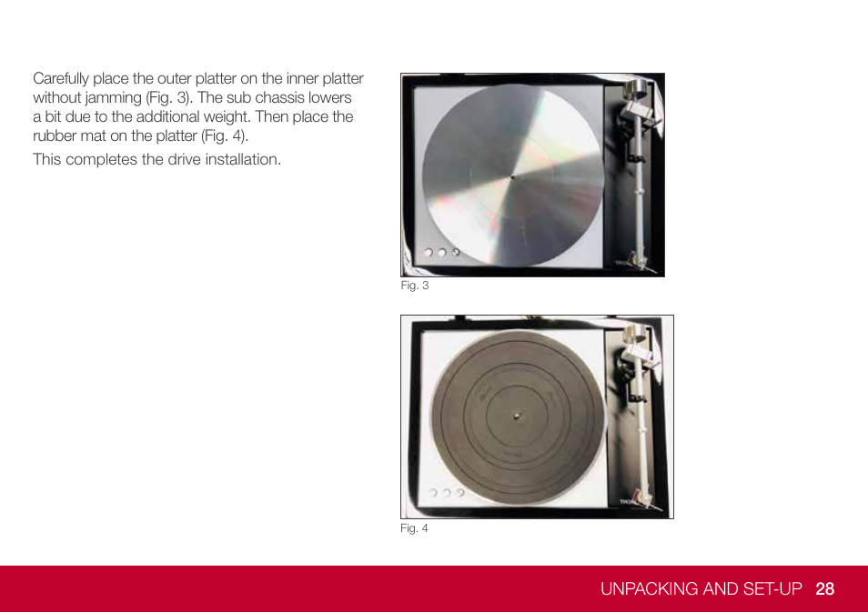 THORENS TD 1600 Fully Manual Two-Speed Stereo Turntable (High Gloss Walnut) User Manual | Page 28 / 102