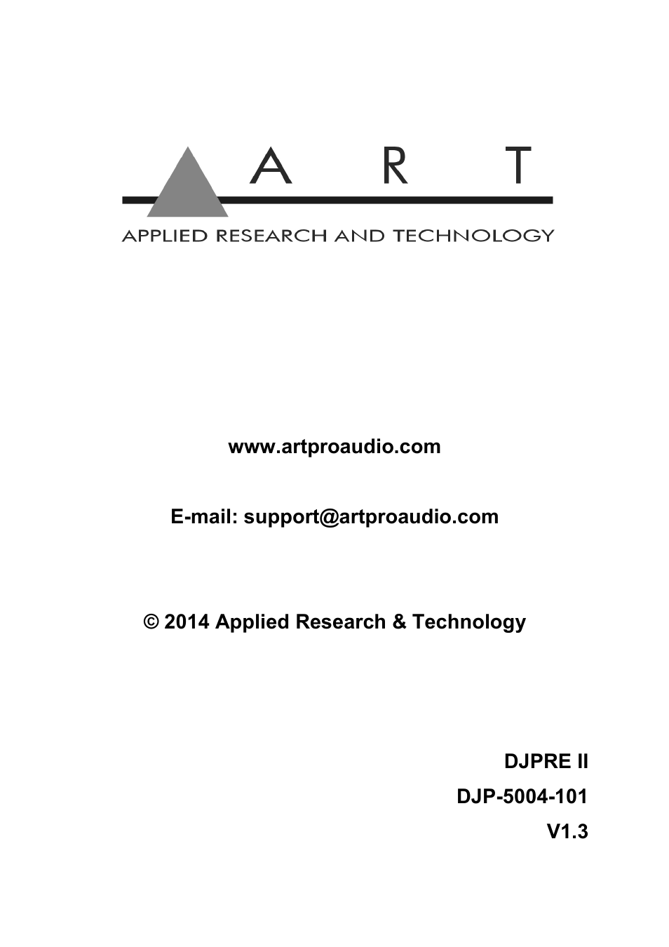 Art DJ Pre II Phono Preamplifier User Manual | Page 12 / 12