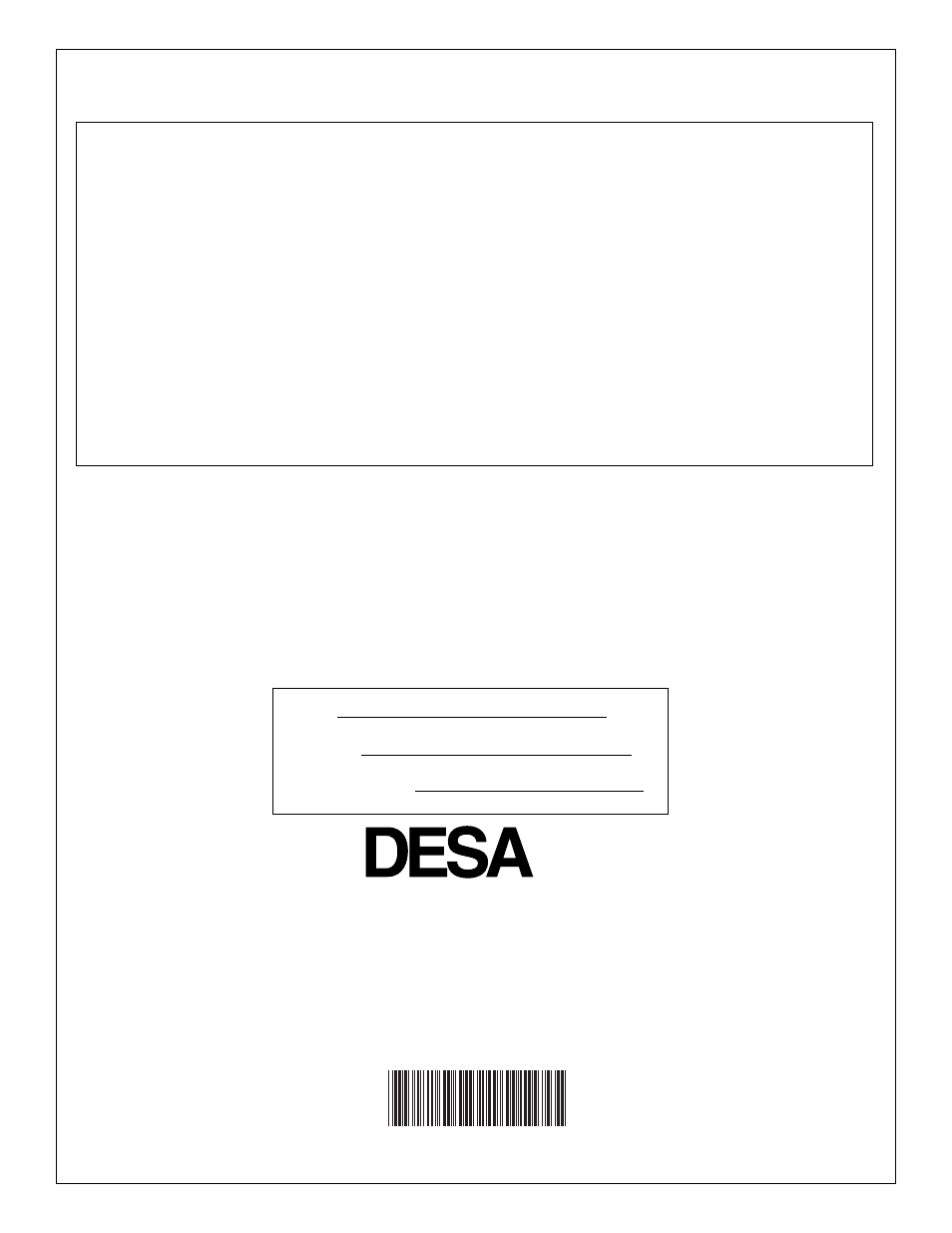 Warranty and repair service, International | Desa BLP375A User Manual | Page 12 / 12