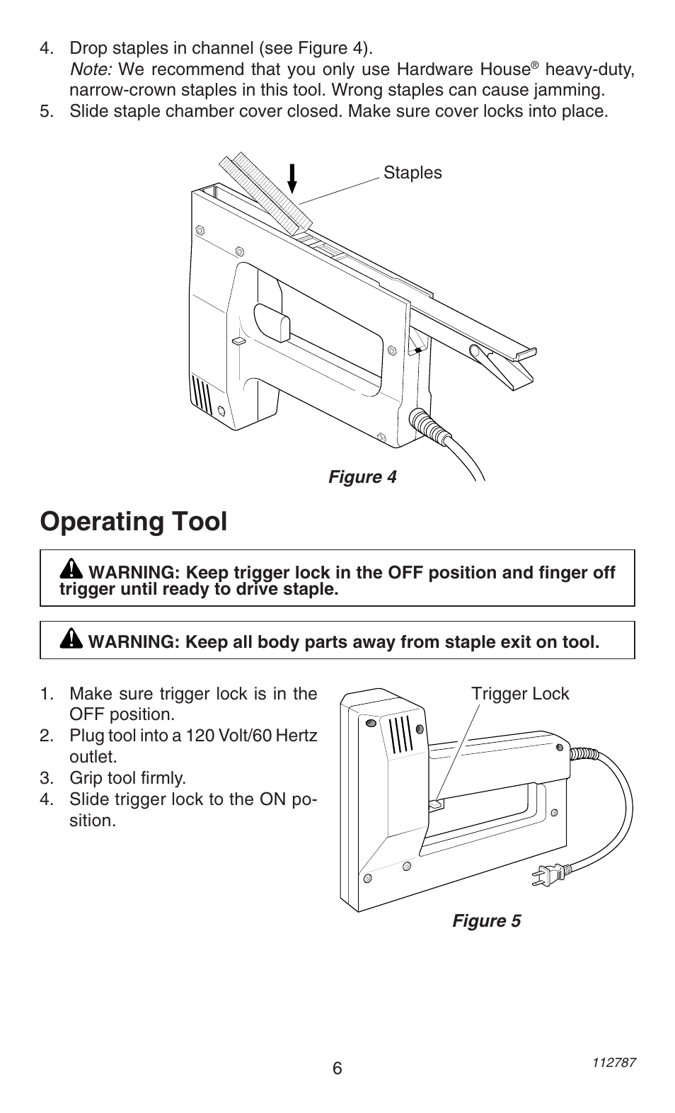 Operating tool | Desa HH34392 User Manual | Page 6 / 8