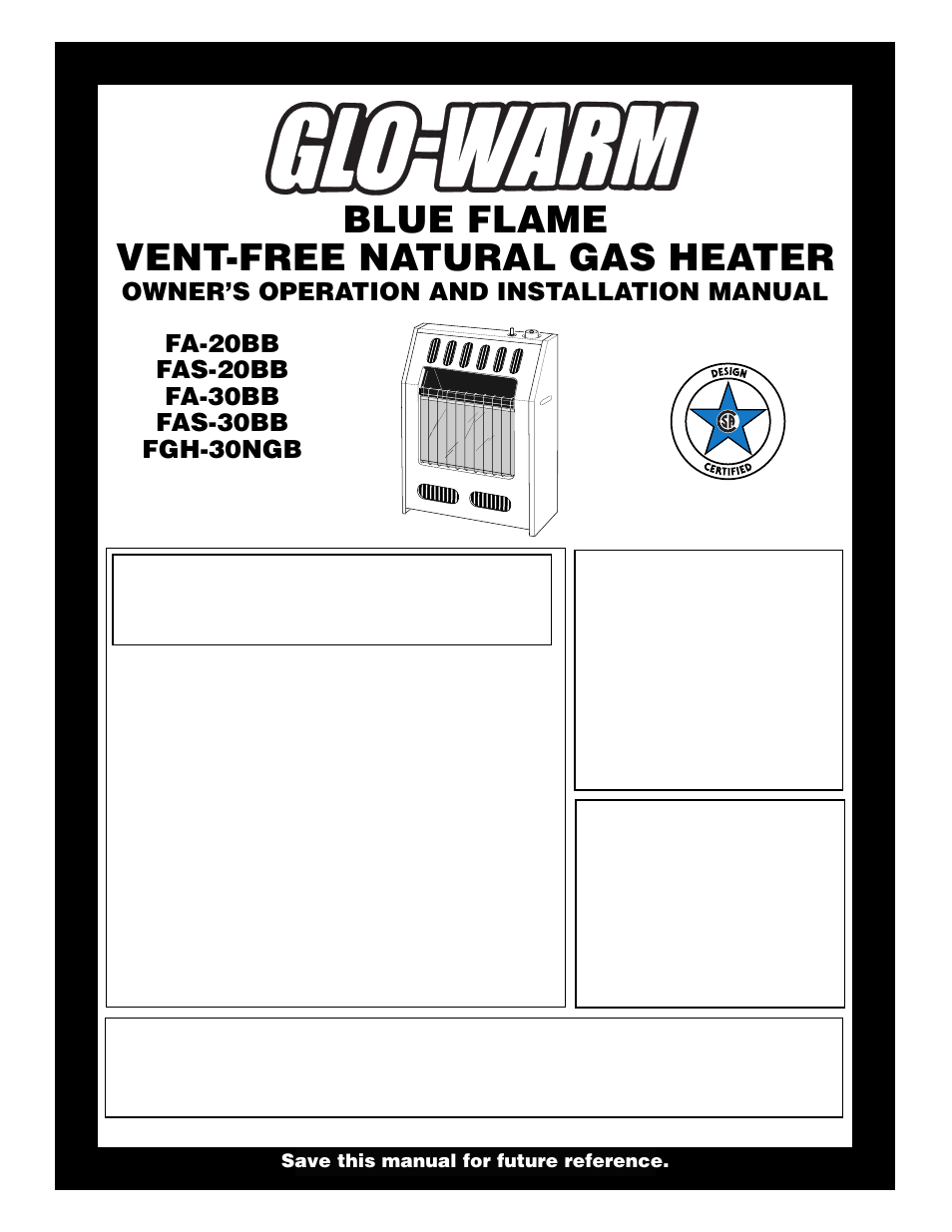 Desa FGH-30NGB User Manual | 24 pages