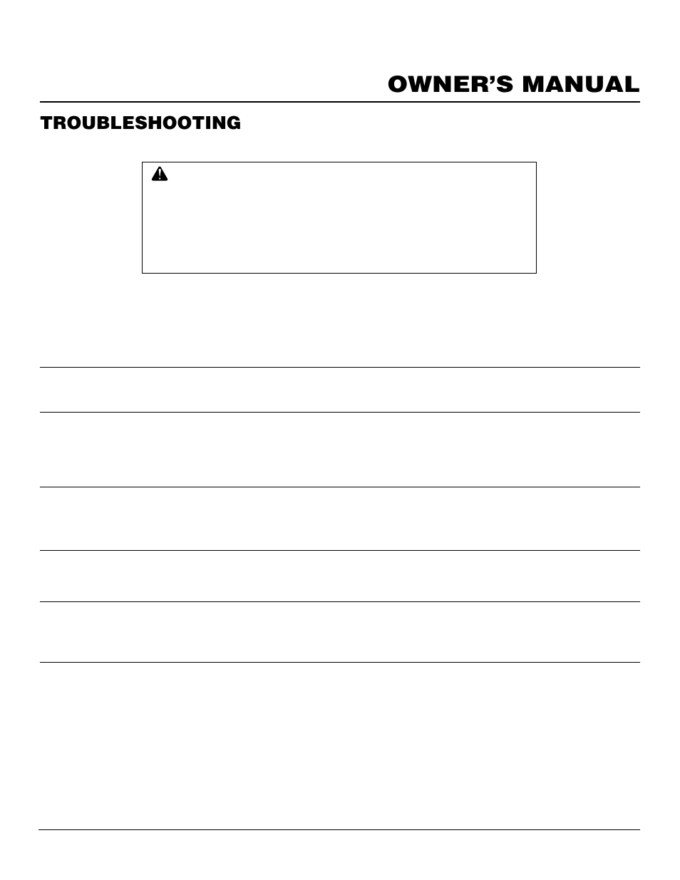Owner’s manual, Troubleshooting, Continued | Desa FGH-30NGB User Manual | Page 17 / 24