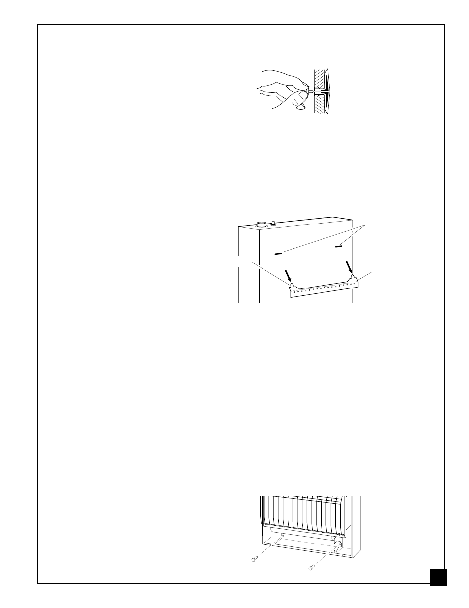 Installing to wall | Desa CGN18B User Manual | Page 13 / 32