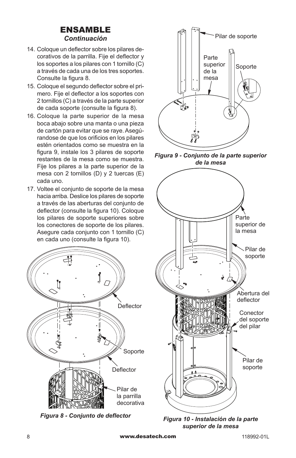 Ensamble | Desa Td101 User Manual | Page 24 / 52