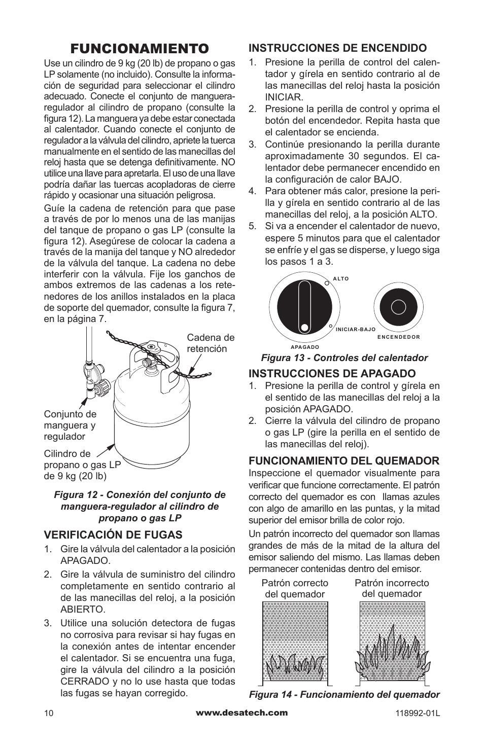 Funcionamiento | Desa Td101 User Manual | Page 26 / 52