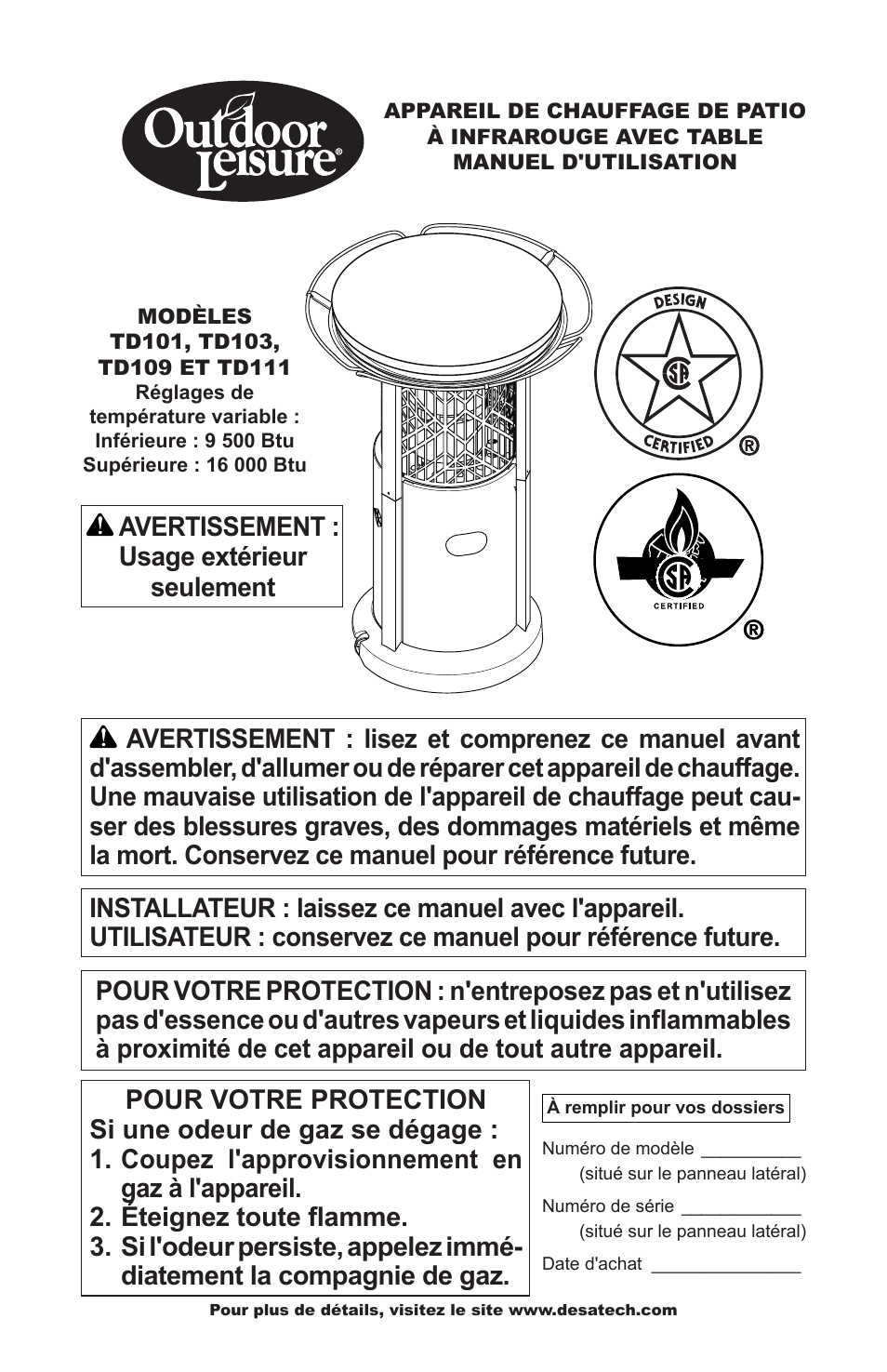Desa Td101 User Manual | Page 35 / 52