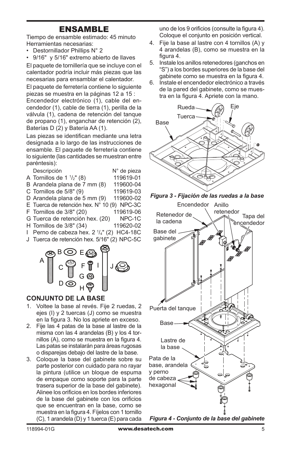 Ensamble | Desa TD100 User Manual | Page 21 / 52