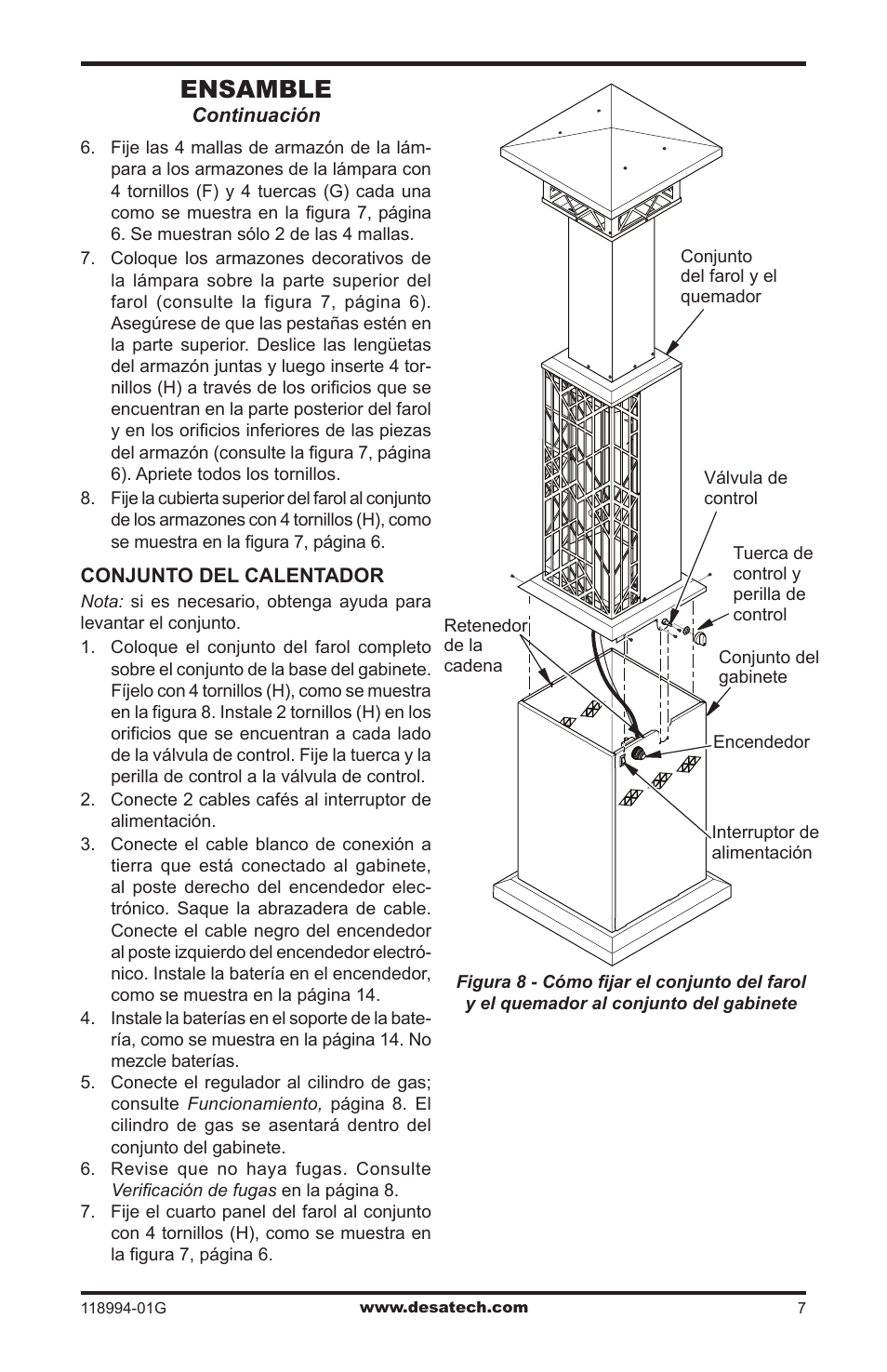 Ensamble | Desa TD100 User Manual | Page 23 / 52