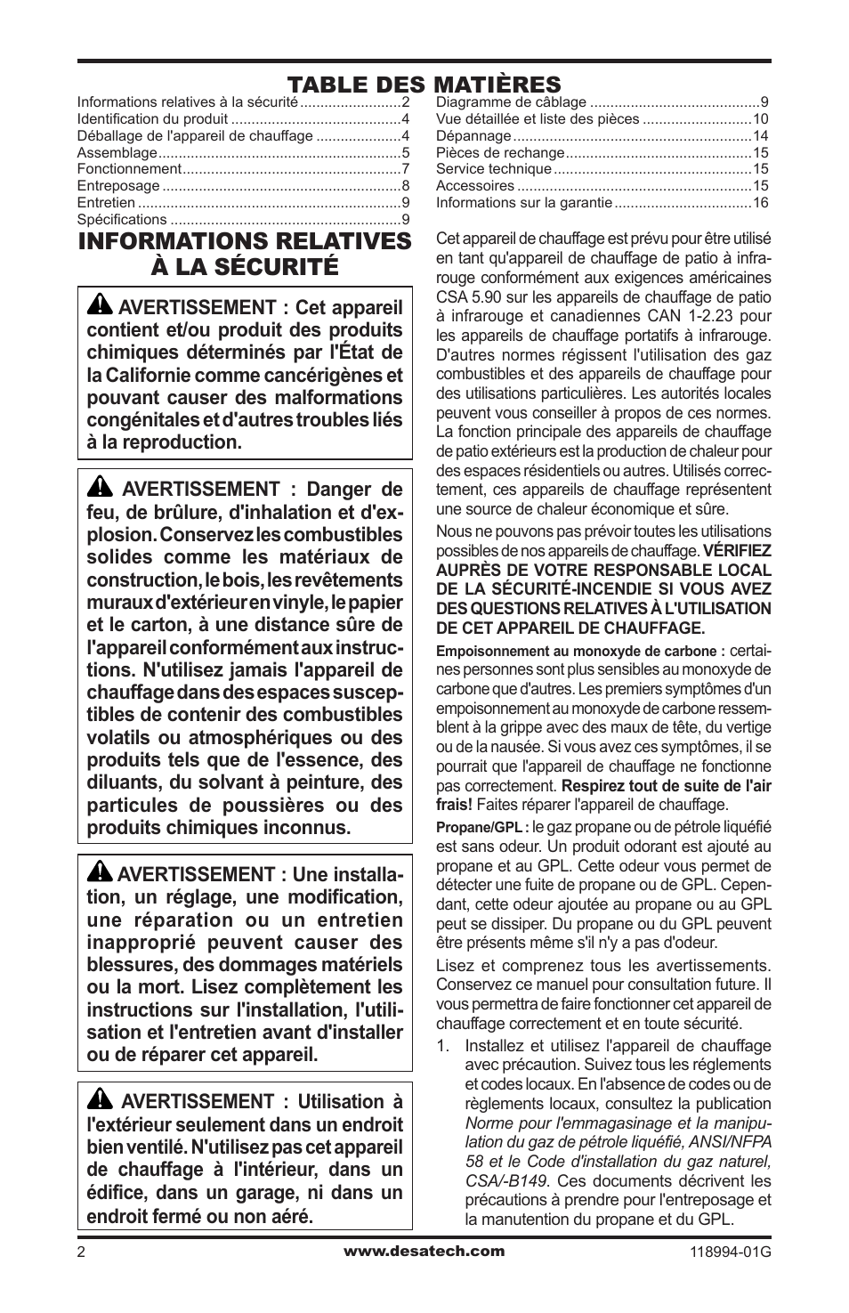 Desa TD100 User Manual | Page 36 / 52