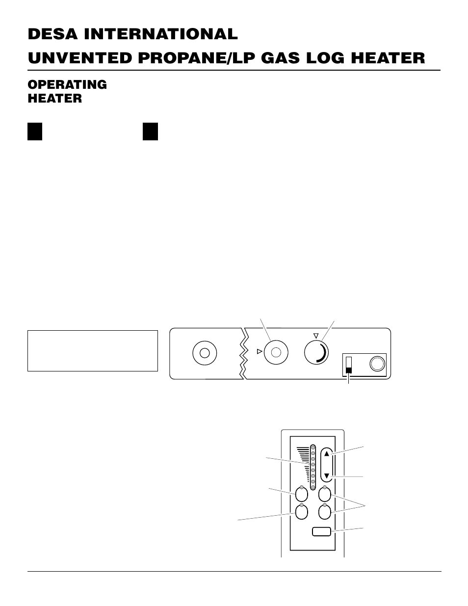 Operating heater, Continued, Optional remote operation | Desa VS30PRA User Manual | Page 16 / 26